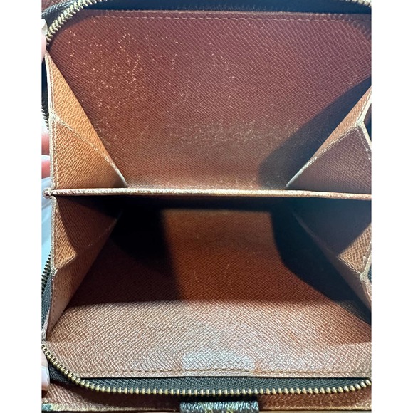 Louis Vuitton Monogram Porte Papier Zip Wallet with unbranded chain - Picture 7 of 12